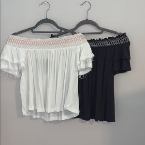 2 off the shoulder tops